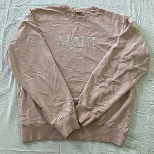 Dusty Pink Maui sweatshirt